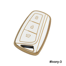 Load image into Gallery viewer, TPU Car Key Case Shell For Hyundai Santa Fe Sport Ix45 Equus Centennial Genesis G80 Grandeur Azera 2013-2016 Keyless Accessories