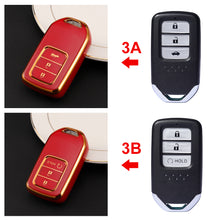 Load image into Gallery viewer, TPU Car Remote Key Case Cover Protector Shell Fob For Honda CRV CR-V Fit Civic Accord HR-V HRV City Odyssey XR-V Accessories