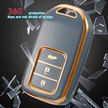 Load image into Gallery viewer, TPU Car Remote Key Case Cover Protector Shell Fob For Honda CRV CR-V Fit Civic Accord HR-V HRV City Odyssey XR-V Accessories
