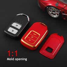 Load image into Gallery viewer, TPU Car Remote Key Case Cover Protector Shell Fob For Honda CRV CR-V Fit Civic Accord HR-V HRV City Odyssey XR-V Accessories