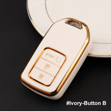 Load image into Gallery viewer, TPU Car Remote Key Case Cover Protector Shell Fob For Honda CRV CR-V Fit Civic Accord HR-V HRV City Odyssey XR-V Accessories
