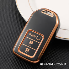Load image into Gallery viewer, TPU Car Remote Key Case Cover Protector Shell Fob For Honda CRV CR-V Fit Civic Accord HR-V HRV City Odyssey XR-V Accessories