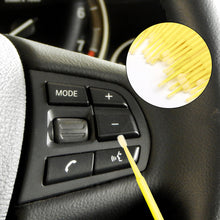 Load image into Gallery viewer, 100Pcs Up Paint Micro Brush Tips 1mm Mini Car Touch Up Paint Micro Brush Yellow Auto Applicator Sticks Detailing Car Products
