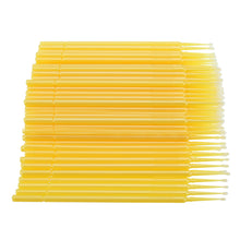 Load image into Gallery viewer, 100Pcs Up Paint Micro Brush Tips 1mm Mini Car Touch Up Paint Micro Brush Yellow Auto Applicator Sticks Detailing Car Products