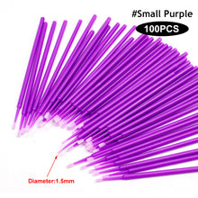 Load image into Gallery viewer, 100pcs Mini Head Car Brushes Paint Touch-up Up Paint Micro Brush Tips Auto Brush Car Parts Head Mini Spray Car Applicator Stick