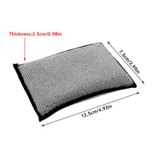 Load image into Gallery viewer, Microfiber Interior Scrubbing Sponge Applicators for Leather Plastic Vinyl and Upholstery Cleaning Car Wash Accessories