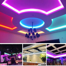 Load image into Gallery viewer, 60led/m LED Strip Light 3528SMD TV Backlight IR 44 Key Remote Control Wall Flexible Background Light Led Lighting RGB Tape Party Decoration Light String
