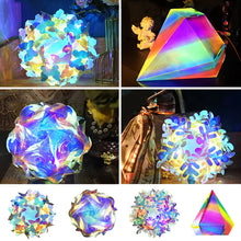 Load image into Gallery viewer, DIY Handheld Lantern Lamp Kids Holiday Christmas LED Light Laser Effect Night Light Children Girl Birthday Party Gifts Home Decoration Lantern Lamp Props