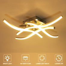 Load image into Gallery viewer, Modern Cross Shape LED Ceiling Lights Home Decoration Ceiling Lamp Living Room Dining Room Bedroom Children's Room Chandelier