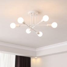 Load image into Gallery viewer, Modern Ceiling Chandelier 6 Head Home Living Room Bedroom Decoration Ceiling Lamp Dining Room Iron Ceiling Lights