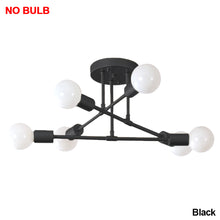 Load image into Gallery viewer, Modern Ceiling Chandelier 6 Head Home Living Room Bedroom Decoration Ceiling Lamp Dining Room Iron Ceiling Lights