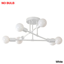 Load image into Gallery viewer, Modern Ceiling Chandelier 6 Head Home Living Room Bedroom Decoration Ceiling Lamp Dining Room Iron Ceiling Lights