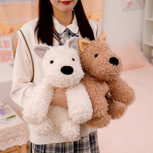 Load image into Gallery viewer, Adorable West Highland White Terrier Dog Plushie Soft Puppy Plush Toy Stuffed Lifelike Animals Baby Appease Sleep Doll