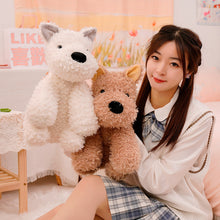 Load image into Gallery viewer, Adorable West Highland White Terrier Dog Plushie Soft Puppy Plush Toy Stuffed Lifelike Animals Baby Appease Sleep Doll