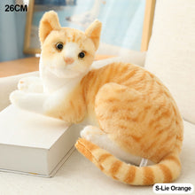 Load image into Gallery viewer, Lifelike Siamese Cats Plush Toy Simulation American Shorthair Cat Stuffed Doll Pet Toys Home Decor Gifts For Kids Birthday
