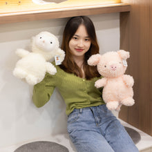 Load image into Gallery viewer, Cute Fluffy Plush Toys Stuffed Cartoon Animals Baby Appease Toy Plushies Bunny Chick Sheep Pig Owl Bear Fox Home Decor Gift Doll for Children Kids