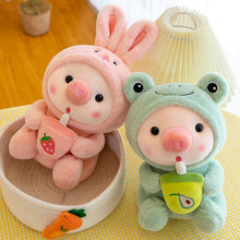 Load image into Gallery viewer, 1pc 25cm Pink Pig Plush Toy Cosplay Unciorn Frog Tiger Bunny Cuddly Plushie Baby Appease Doll Birthday Gift Home Decor for Children Kids