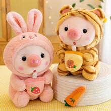 Load image into Gallery viewer, 1pc 25cm Pink Pig Plush Toy Cosplay Unciorn Frog Tiger Bunny Cuddly Plushie Baby Appease Doll Birthday Gift Home Decor for Children Kids