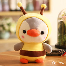 Load image into Gallery viewer, 1pc 25cm Penguin Plush Toy Cosplay Unciorn Frog Shark Bee Cuddly Plushie Baby Appease Doll Birthday Gift Home Decor for Children Kids