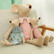 Load image into Gallery viewer, 1pc 35/45/60cm Kawaii Soft Mouse Plush Toys Cuddly Plushies Doll Stuffed Cartoon Animal Cute Mice Baby Sleeping Toy for Home Decor Kids Birthday Gift