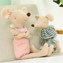 Load image into Gallery viewer, 1pc 35/45/60cm Kawaii Soft Mouse Plush Toys Cuddly Plushies Doll Stuffed Cartoon Animal Cute Mice Baby Sleeping Toy for Home Decor Kids Birthday Gift