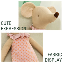 Load image into Gallery viewer, 1pc 35/45/60cm Kawaii Soft Mouse Plush Toys Cuddly Plushies Doll Stuffed Cartoon Animal Cute Mice Baby Sleeping Toy for Home Decor Kids Birthday Gift