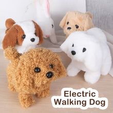 Load image into Gallery viewer, Electric Walking Barking Dog Cute Smart Puppy Robot Dog Toddler Toy with Battery Control Kawaii Electronic Plush Toys Halloween Birthday Gift