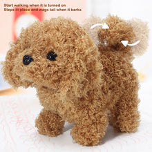 Load image into Gallery viewer, Electric Walking Barking Dog Cute Smart Puppy Robot Dog Toddler Toy with Battery Control Kawaii Electronic Plush Toys Halloween Birthday Gift