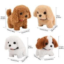 Load image into Gallery viewer, Electric Walking Barking Dog Cute Smart Puppy Robot Dog Toddler Toy with Battery Control Kawaii Electronic Plush Toys Halloween Birthday Gift