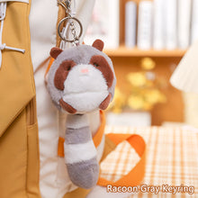 Load image into Gallery viewer, Cow Stuffed Plush Doll Keychain Cute Animals Toys Pendant Keyring Exquisite Bag Decoration for Baby Kids Children Birthday Gift