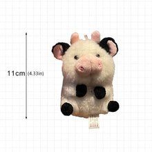 Load image into Gallery viewer, Cow Stuffed Plush Doll Keychain Cute Animals Toys Pendant Keyring Exquisite Bag Decoration for Baby Kids Children Birthday Gift