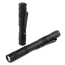 Load image into Gallery viewer, Mini Pen-shaped Flashlight Pen Light With Clip Aluminum Alloy Waterproof LED Flashlight For Learning for Camping Hiking Gift