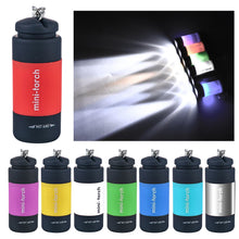 Load image into Gallery viewer, Mini Keychain Flashlight Pocket Torch USB Rechargeable LED Light Flashlight Lamp Waterproof Strong Light Small Flashlight Key Ring