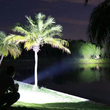 Load image into Gallery viewer, 7 LED Portable High Power LED Flashlight Powerful USB Rechargeable Torch Handheld Outdoor Lamp Built-in Battery COB Flashlights