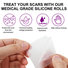 Load image into Gallery viewer, Silicone Women Invisible Efficient Surgery Scar Removal Gel Therapy Patches Acne Trauma Scald Scar Skin Repair Caesarean Section Treatment