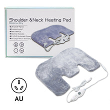 Load image into Gallery viewer, Winter Electric Heating Plush Pad Shoulder Neck Back Heating Pad Warmer Heat Therapy Pain Relief Temperature Heating Blanket