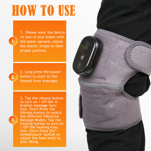 Load image into Gallery viewer, Electric Physiotherapy Warm Keeping Heating Knee Shoulder Warmer Massage Rechargeable Leg Elderly Adult Vibration Massager