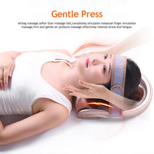 Load image into Gallery viewer, Portable Electric Neck Massager Heating Kneading Shoulder Cervical Massage Pillow Inflation Neck Relaxation Vibration Massager