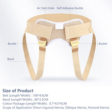 Load image into Gallery viewer, Inguinal Hernia Belt Truss Adult Elderly Hernia Support Brace Sport Pain Relief Recovery Strap Hernia Relief Removable Compression Pads