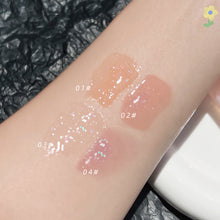 Load image into Gallery viewer, Transparent Water Glossy Lip Glaze Mirror Water Lip Gloss Lip Oil Lasting Lip Glaze Lipstick Clear Glitter Primer Hydrating Makeup