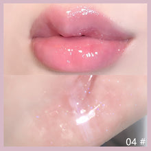 Load image into Gallery viewer, Transparent Water Glossy Lip Glaze Mirror Water Lip Gloss Lip Oil Lasting Lip Glaze Lipstick Clear Glitter Primer Hydrating Makeup