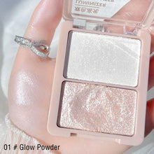 Load image into Gallery viewer, Flash Highlight Palette Glitter Blusher Makeup Gel Face Body Brighten Repair Capacity Natural Contour Shadow Makeup Cosmetics