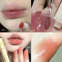 Load image into Gallery viewer, Transparent Iced Tea Mirror Lip Glaze Waterproof Watery Lip Gloss Lasting Jelly Liquid Lipstick Beauty Womon Makeup Cosmetic
