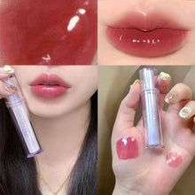 Load image into Gallery viewer, Transparent Iced Tea Mirror Lip Glaze Waterproof Watery Lip Gloss Lasting Jelly Liquid Lipstick Beauty Womon Makeup Cosmetic