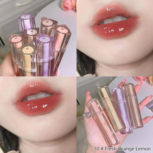 Load image into Gallery viewer, Transparent Iced Tea Mirror Lip Glaze Waterproof Watery Lip Gloss Lasting Jelly Liquid Lipstick Beauty Womon Makeup Cosmetic