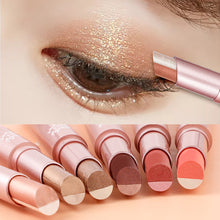 Load image into Gallery viewer, Gradient Double Color Eyeshadow Stick Velvet Eyeshadow Makeup Mix Shimmer Eye Shadow Matte Pallete Pen Dual Color Shadow