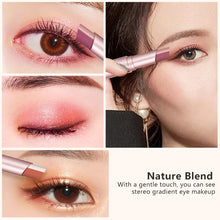 Load image into Gallery viewer, Gradient Double Color Eyeshadow Stick Velvet Eyeshadow Makeup Mix Shimmer Eye Shadow Matte Pallete Pen Dual Color Shadow