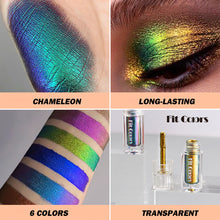 Load image into Gallery viewer, Shiny Metallic Glossy Face Makeup Liquid Eyeshadow Flash Lipgloss Metallic Lipstick Chameleons Eye Glitter Women Cosmetics