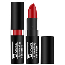 Load image into Gallery viewer, Waterproof Velvet Matte Black White Lipstick Lasting Solid Pigment Lipstick Christmas Halloween Party Lip Makeup Cosmetics