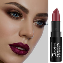 Load image into Gallery viewer, Waterproof Velvet Matte Black White Lipstick Lasting Solid Pigment Lipstick Christmas Halloween Party Lip Makeup Cosmetics